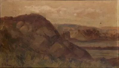 Untitled Landscape With Rocks 2