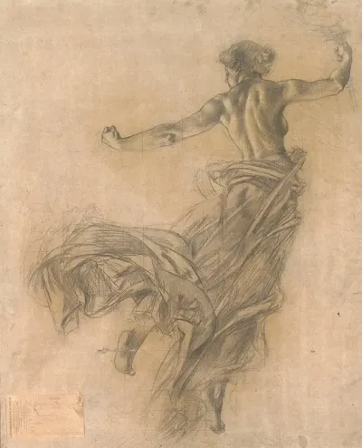 Untitled Study For Ceiling Empire Theatre N Y
