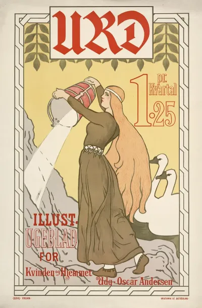 Urd Illust Ugeblad For Kvinden Og Hjemmet 1 25 Pr Kvartal