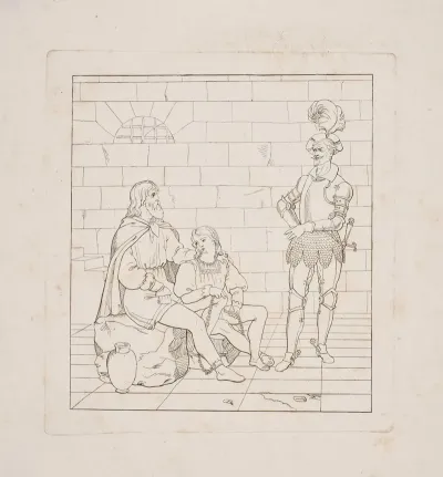 Valdemar Sejr Og Hans Sonner I Faengslet