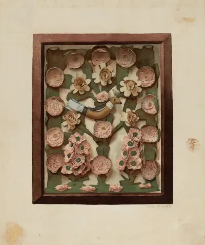 Valentine In Shadow Box
