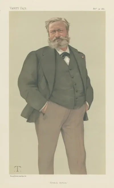 Vanity Fair Literary French Fiction M Edmond Francois Valentin About November 20 1880