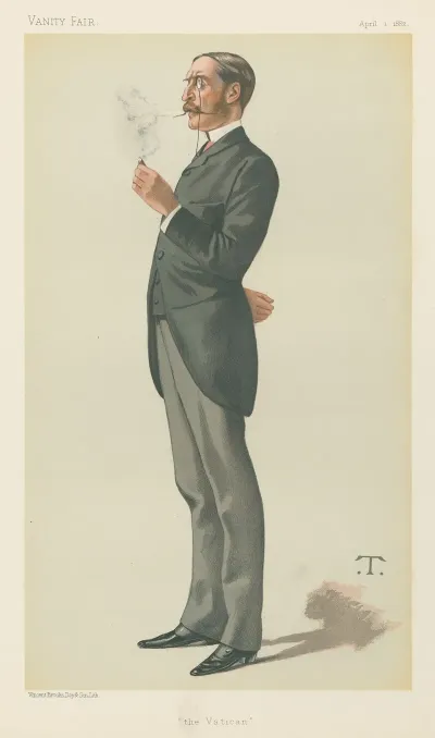Vanity Fair Politicians The Vatican Mr George Errington April 1 1882