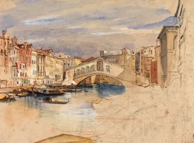Venice The Grand Canal And Rialto