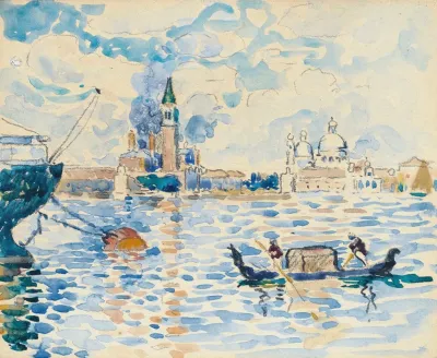 Venise Vue Du Bassin De Saint Marc