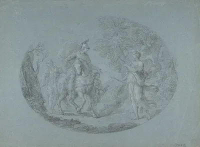 Venus Disguised As A Huntress Appears To Aeneas Aeneid I 305 Ff