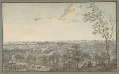 Versailles Seen From The Southwest