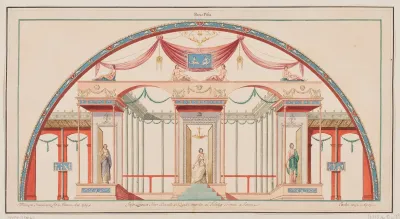 Vestigia Delle Terme Di Tito Sordino Ornamentation In Room 12