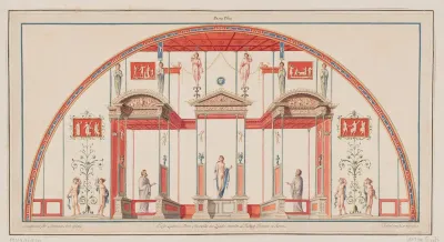 Vestigia Delle Terme Di Tito Sordino Ornamentation In Room 25