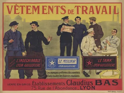 Vetements De Travail Etablissements Claudius Bas 75 Rue De Labondance Lyon