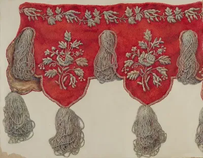 Victorian Shelf Drapery