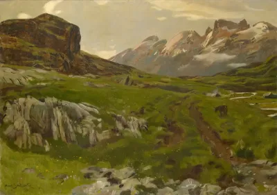View From Frutt Toward The Titlis