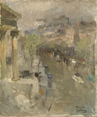 View From Paris Near The Madeleine Church