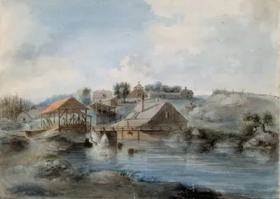 View From The Bernshammar Sawmill