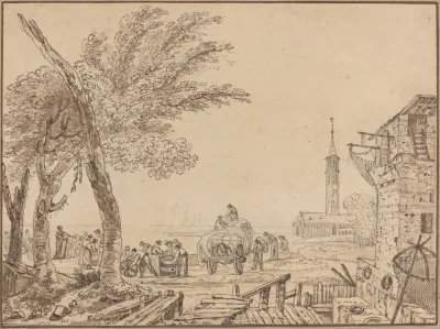 View Of A Port