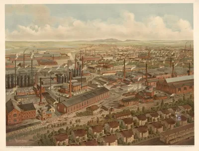 View Of A Steel Factory