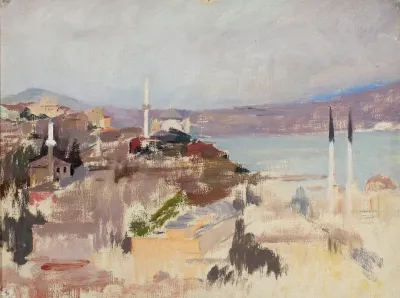View Of Bosporus From The Journey To Constantinople
