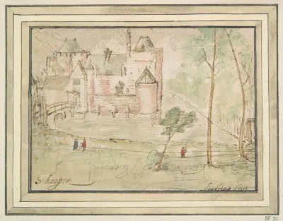 View Of Castle Schagen Holland