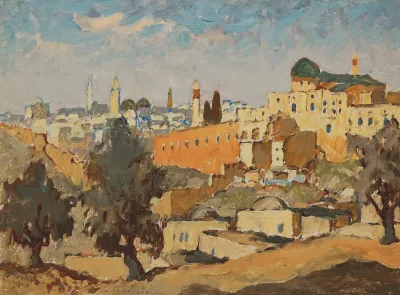 View Of Jerusalem From Silwan Village