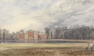 View Of Kensington Palace From Across The Round Pond