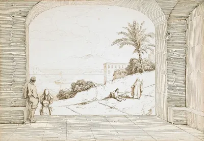 View Of Naples And Mount Vesuvius
