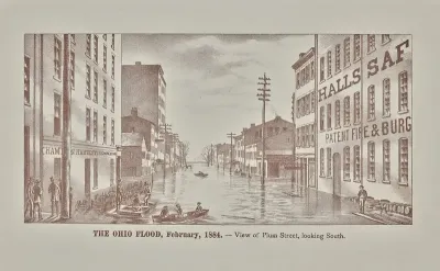 View Of Plum Street Looking South