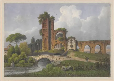 View Of Porta Furba In Rome