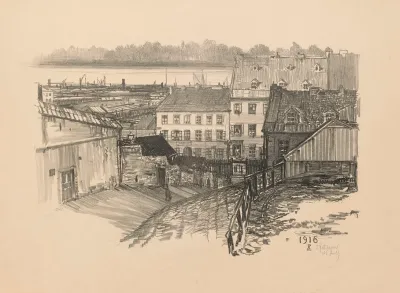 View Of Powisle From Celna Street