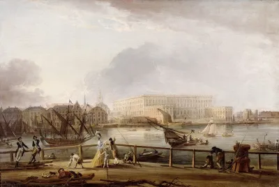 View Of Stockholm Palace From The Skeppsholm Bridge