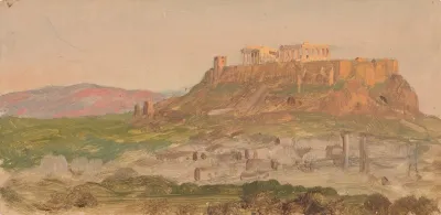 View Of The Acropolis From The South Athens