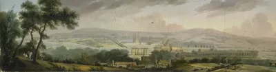 View Of The Back Of A Palace