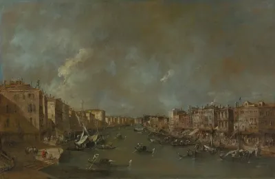 View Of The Grand Canal From The Ponte Di Rialto