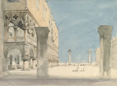View Of The Piazzetta Di San Marco In Venice