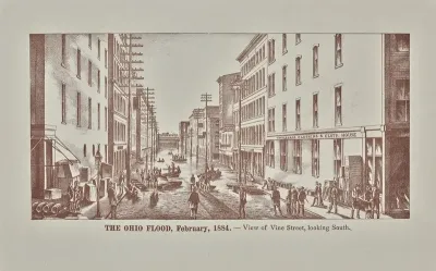View Of Vine Street Looking South