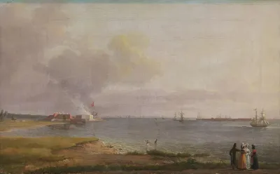 View Over Oresund Near The Lime Works