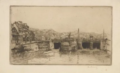 View To The Saint Valery En Caux