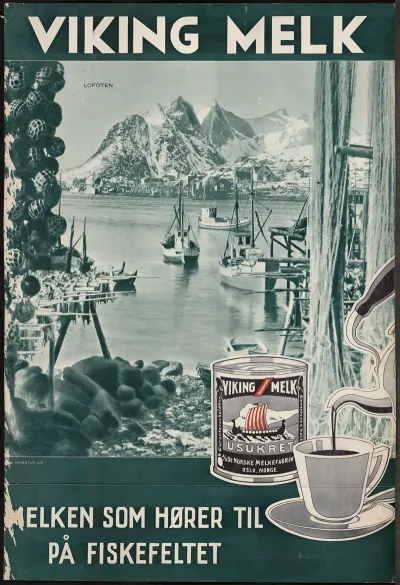 Viking Melk Melken Som Horer Til Pa Fiskefeltet