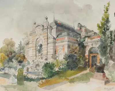 Villa In Einem Park
