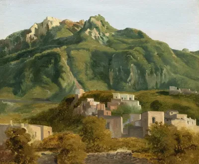 Village On The Island Of Ischia