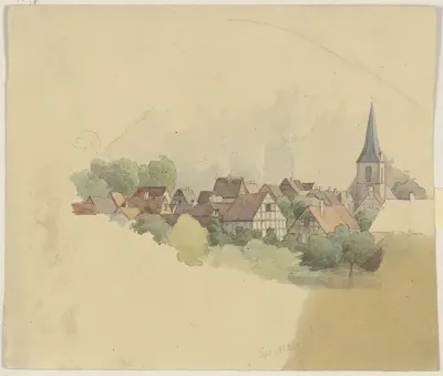 Village With Church 2