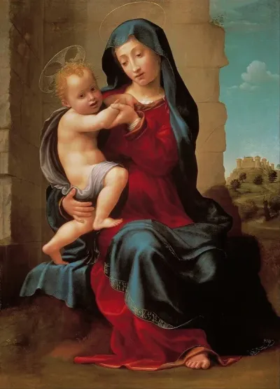 Virgin And Child 4