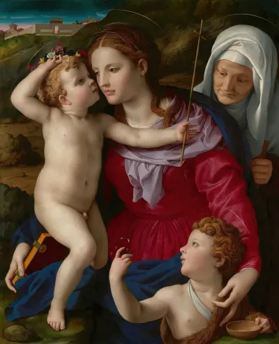 Virgin And Child With Saint Elizabeth And Saint John The Baptist