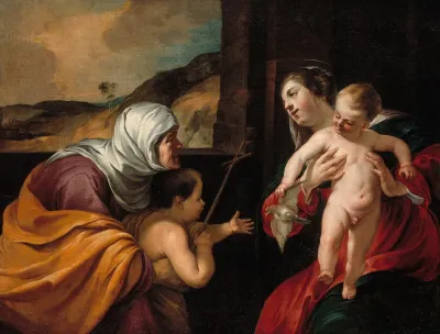 Virgin And Child With Saint Elizabeth And The Infant Saint John The Baptist