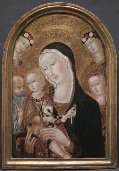 Virgin And Child With Saint Jerome And Saint Catherine Of Alexandria