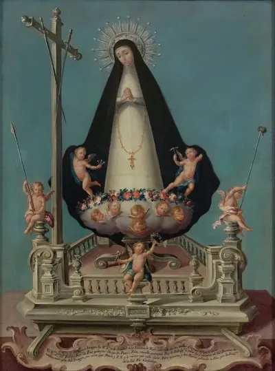 Virgin Of Solitude From The Minimos De La Victoria Convent