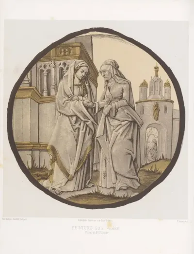 Vitrail Du Xvie Siecle
