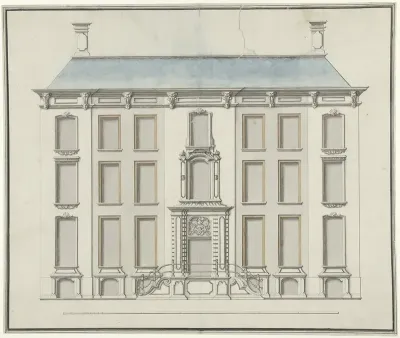 Voornaam Woonhuis Met Hoge Stoep