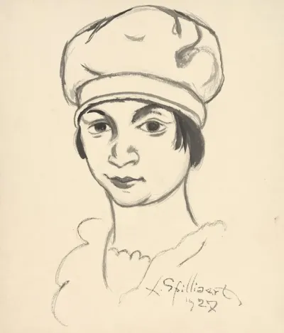 Vrouw Met Baret