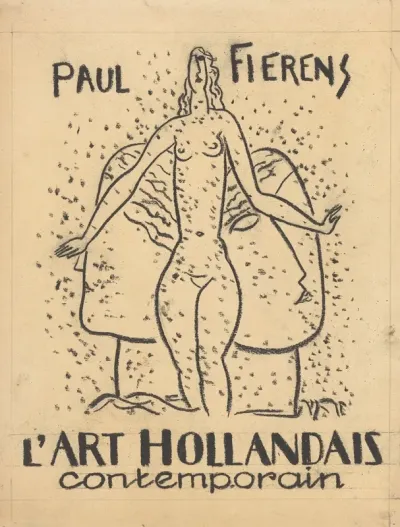 Vrouwelijk Naakt Met Stippen Paul Fierens Lart Hollandais Contemporain