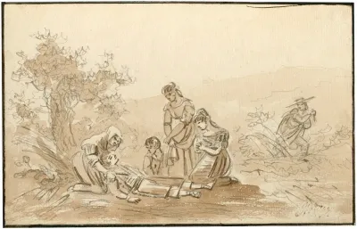 Vrouwen Betreuren Een Dode Na Een Moordaanslag